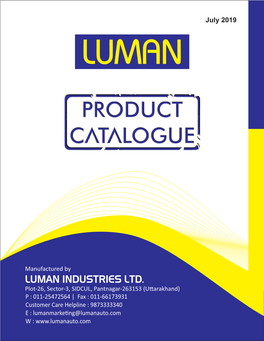 Luman Catalouge Design