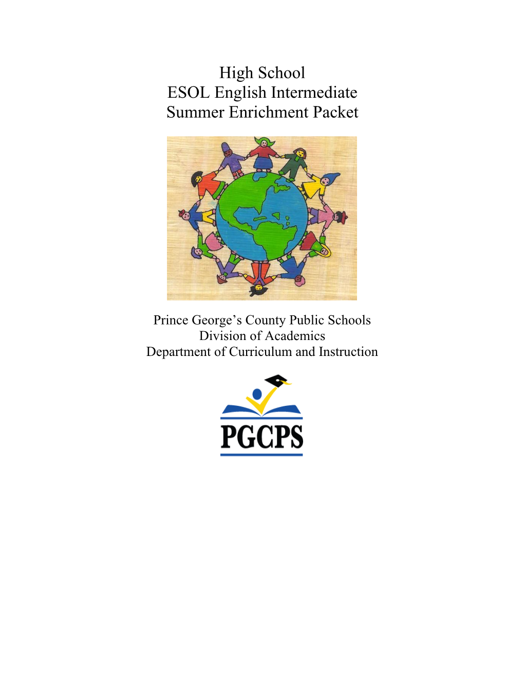 High School ESOL Intermediate Summer Enrichment Packet.Pdf