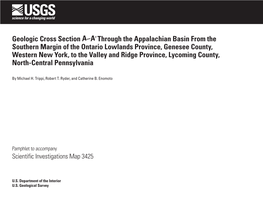 Geologic Cross Section A–A' Through the Appalachian Basin From