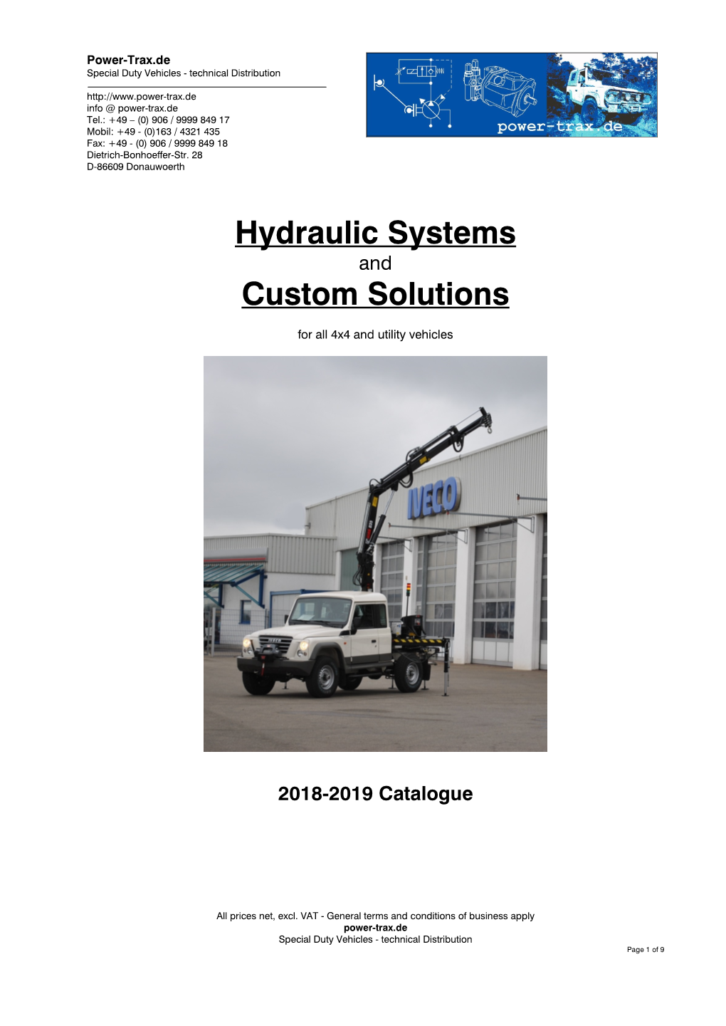 Brochure Ptos and Hydraulic Systems (All Vehicle Brands)
