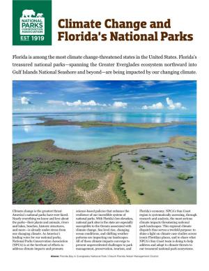 Climate Change and Florida's National Parks