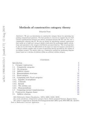 Constructive Category Theory 3