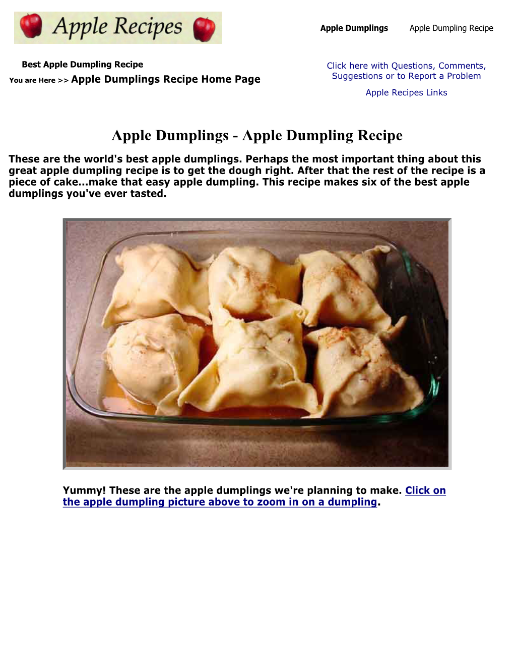 Apple Dumplings | Apple Dumpling Recipe