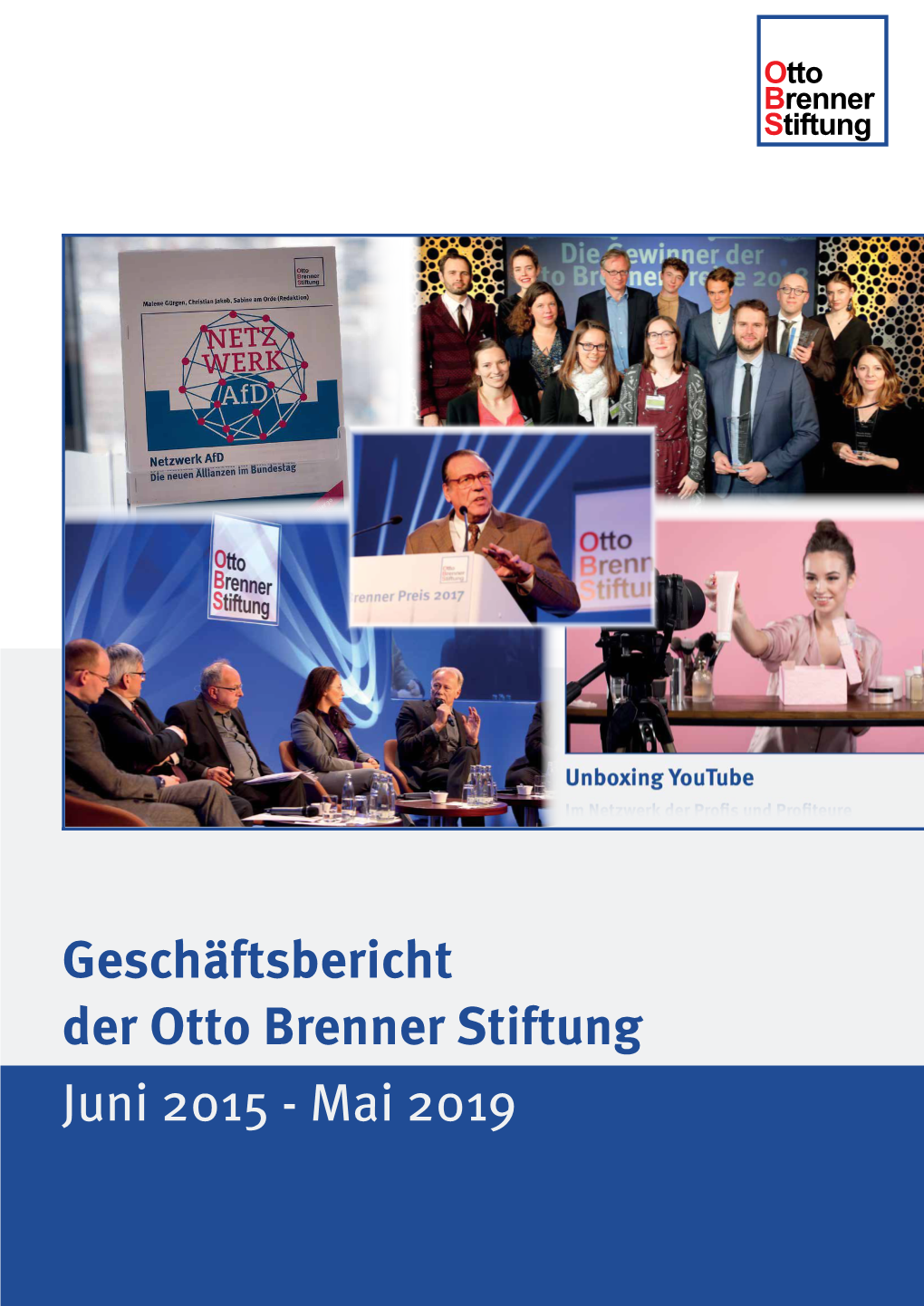 Geschäftsbericht Der Otto Brenner Stiftung Juni 2015