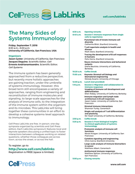 The Many Sides of Systems Immunology