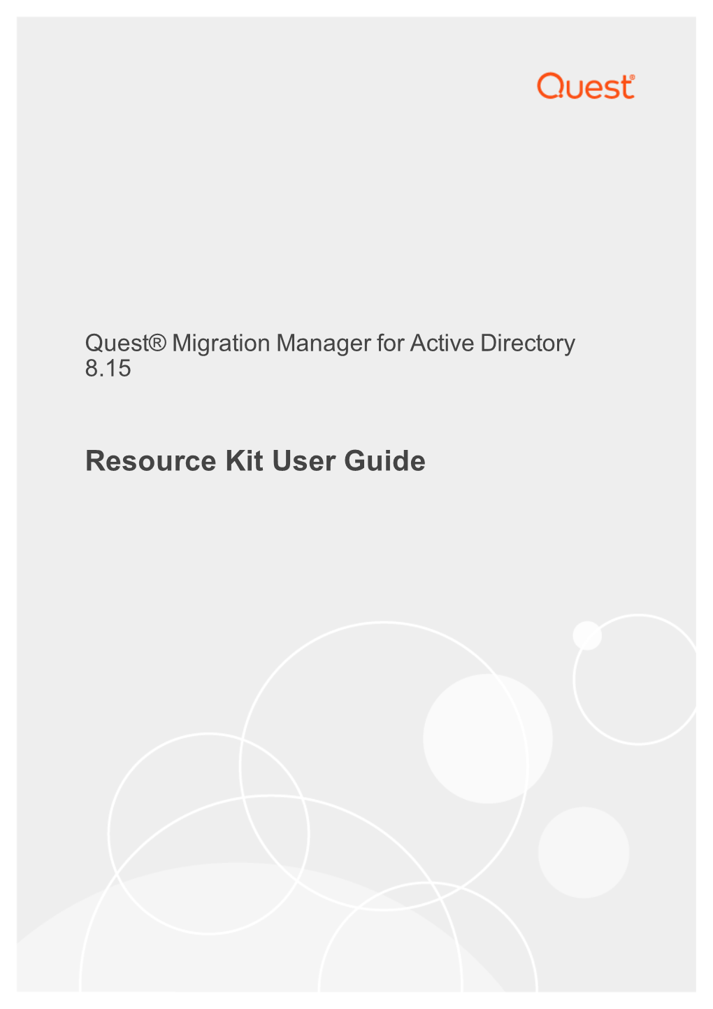 Resource Kit User Guide © 2020 Quest Software Inc