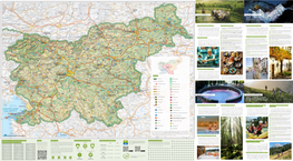 Tourist Map of Slovenia, Which Is Filled with Inspiration and Tips for Excellent Trails, Famous for Wine Growing and Fruit Production