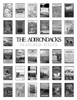The Adirondacks Featured Titles Special Reduced Price! Originally $45.00, Now $24.95