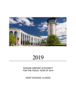 For the Fiscal Year of 2019 West Chicago