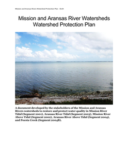 Mission and Aransas River Watersheds Watershed Protection Plan