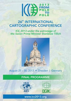 26 International Cartographic Conference