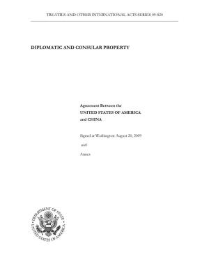 Diplomatic and Consular Property