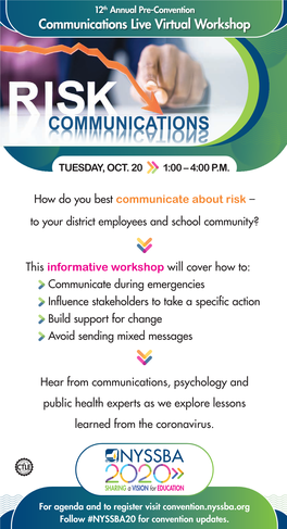 Communications Live Virtual Workshop