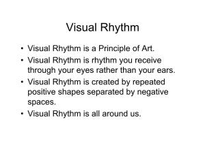 Visual Rhythm