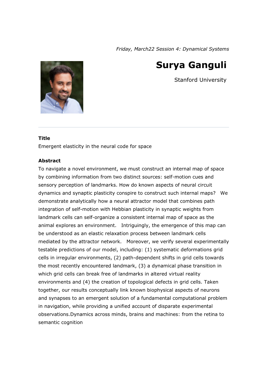 Surya Ganguli