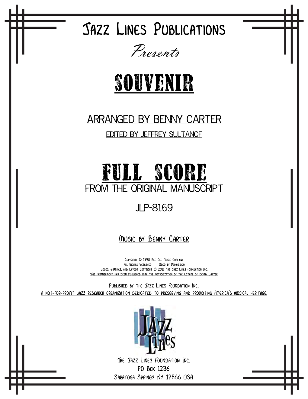 Souvenir Full Score