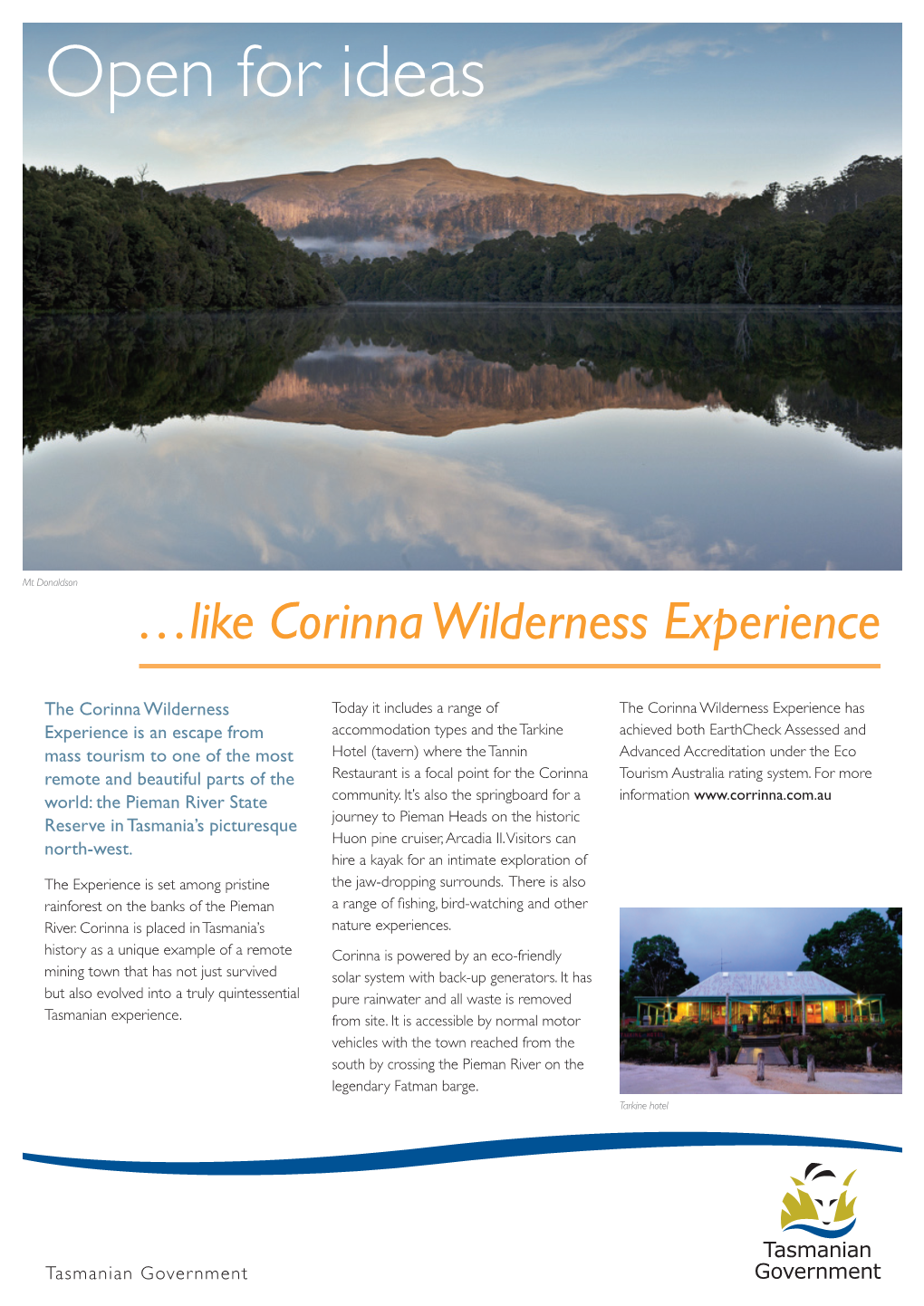 Like Corinna Wilderness Experience