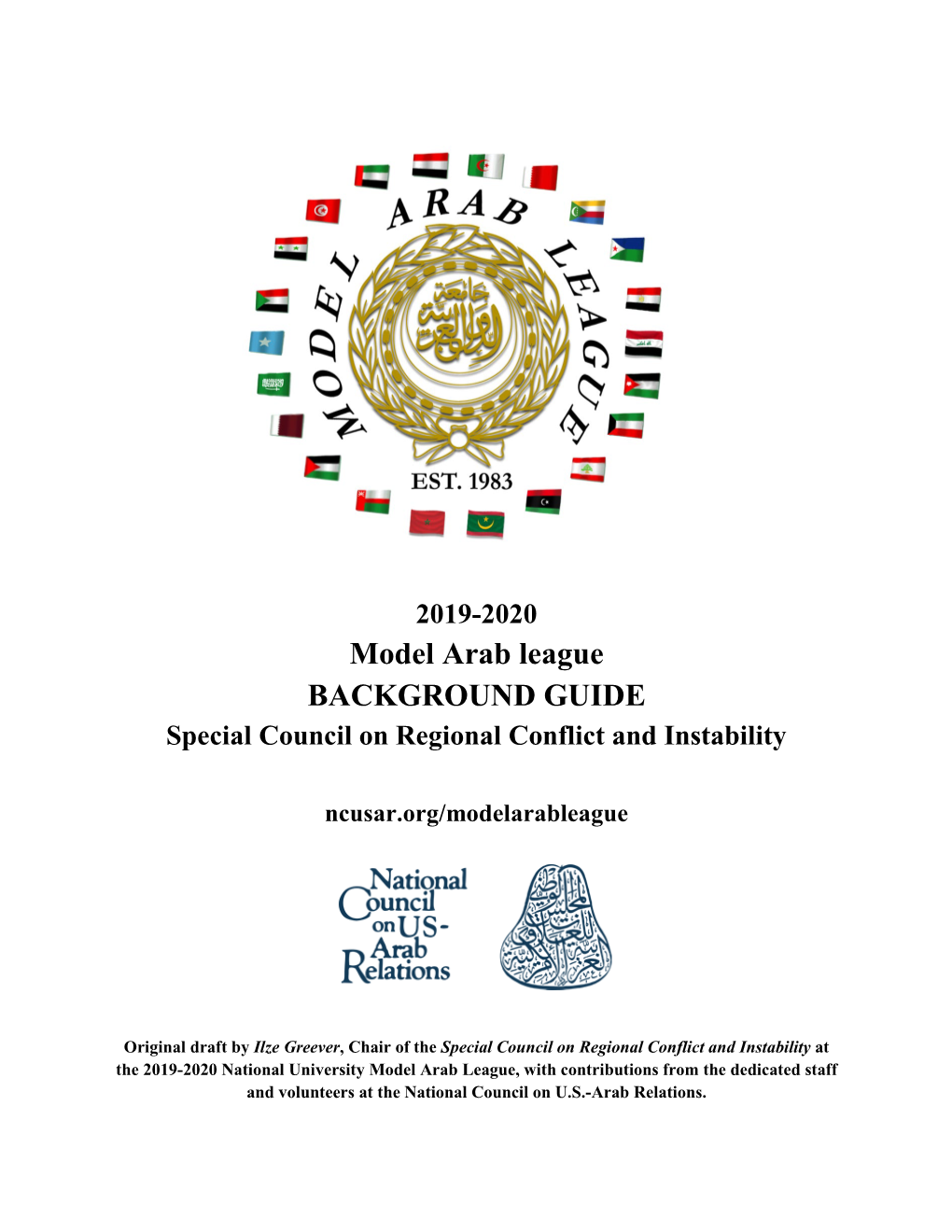 Model Arab League BACKGROUND GUIDE Special Council on Regional Conflict and Instability