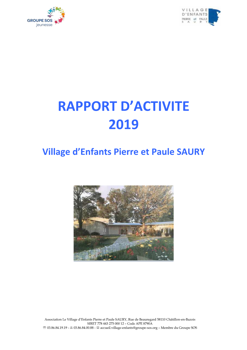 Rapport D'activite 2019