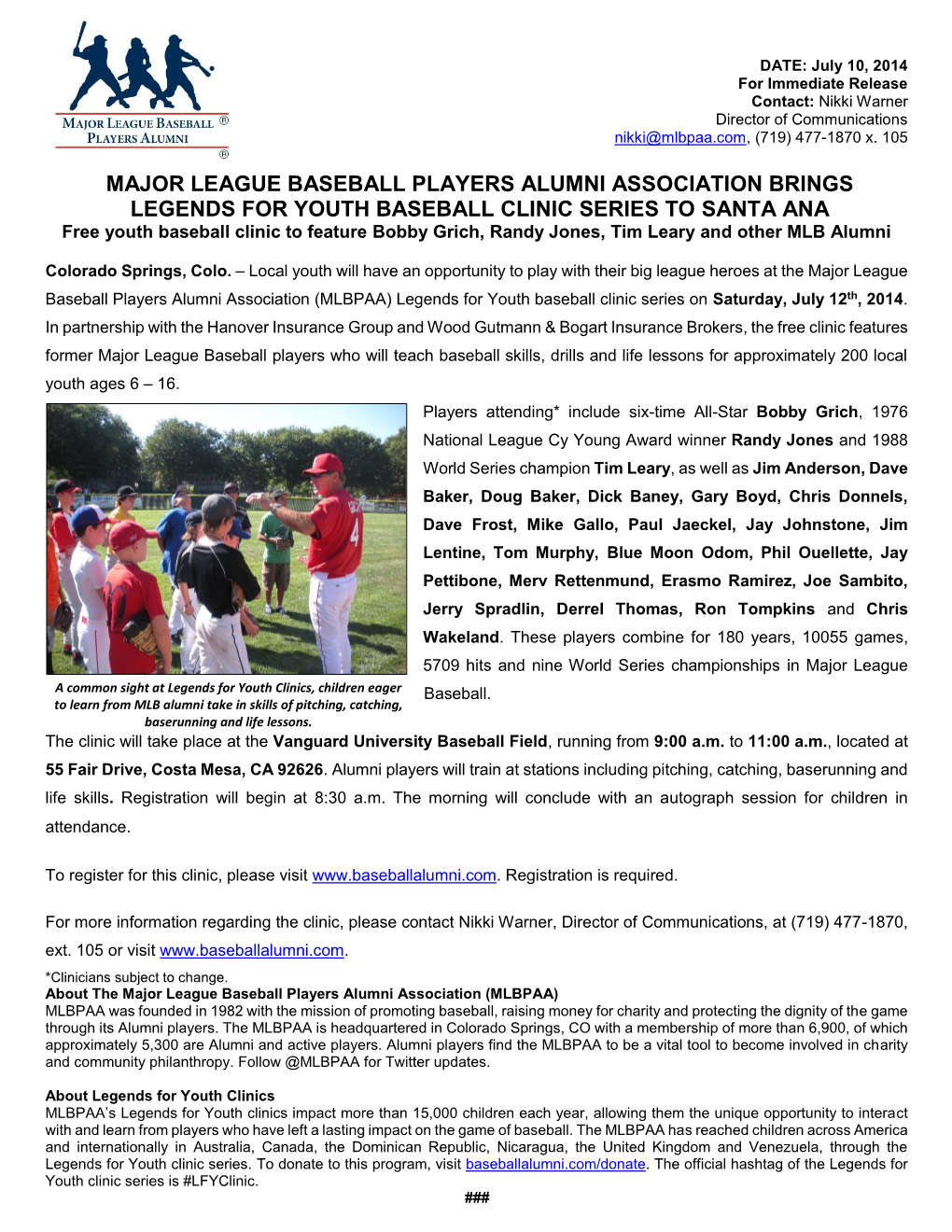 Major League Baseball Players Alumni Association