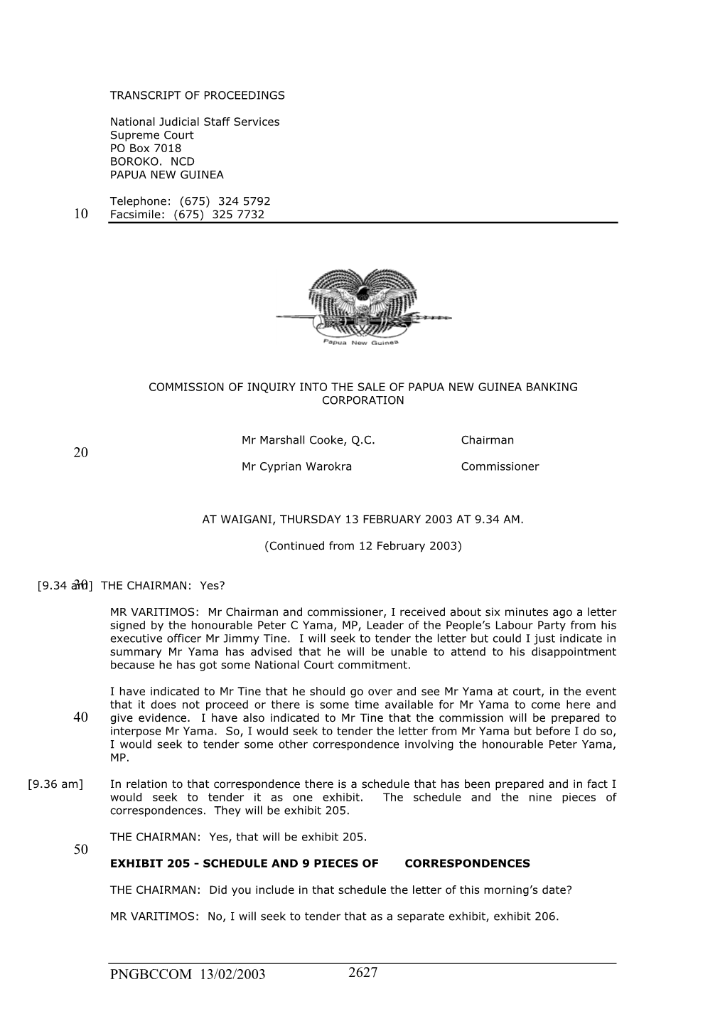 This Is the Cover Sheet for the Combined Transcript