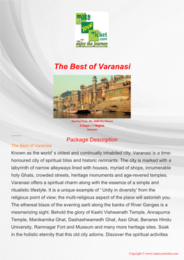 The Best of Varanasi