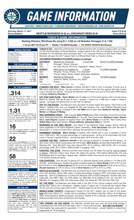 03.11.17 ST Game Notes.Indd