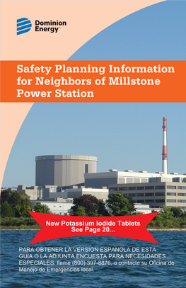 Safety Planning Information for Neighbors of Millstone Power Station