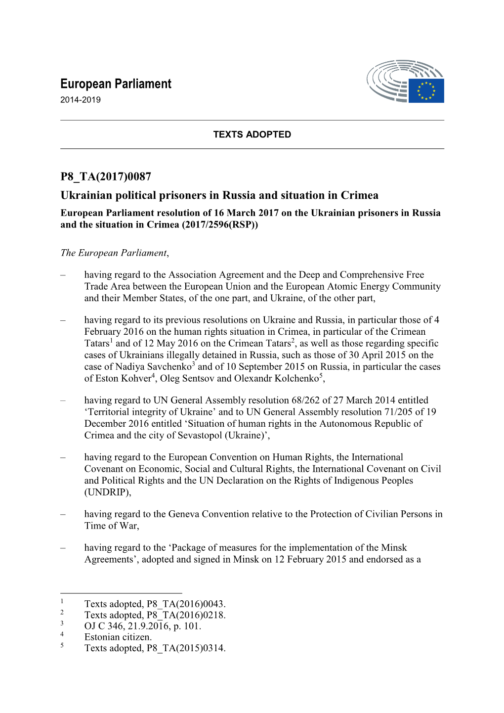 Ukrainian Political Prisoners in Russia And