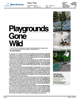 Playgrounds Gone Wild