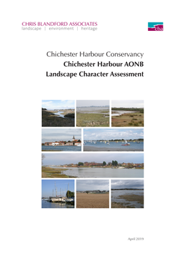 Chichester Harbour Conservancy Chichester Harbour AONB Landscape Character Assessment