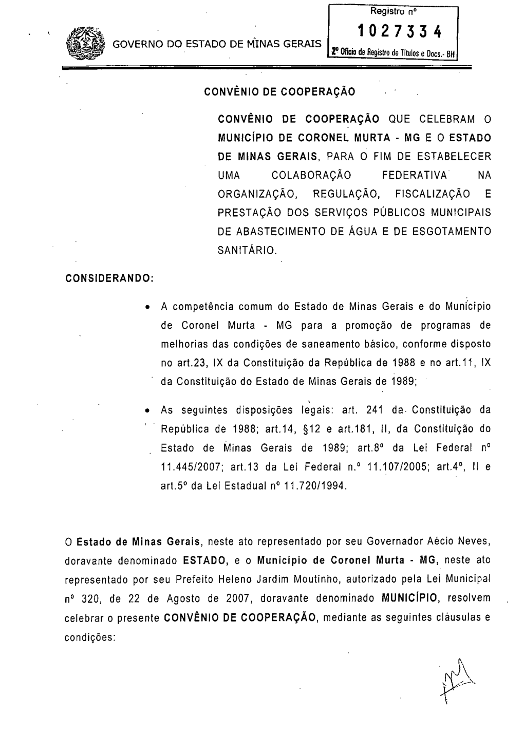 4T1 Governo Do Estado De Fvíinas Gerais