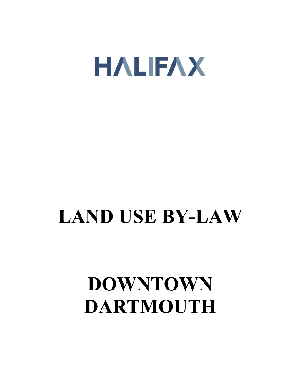 Land Use By-Law Downtown Dartmouth