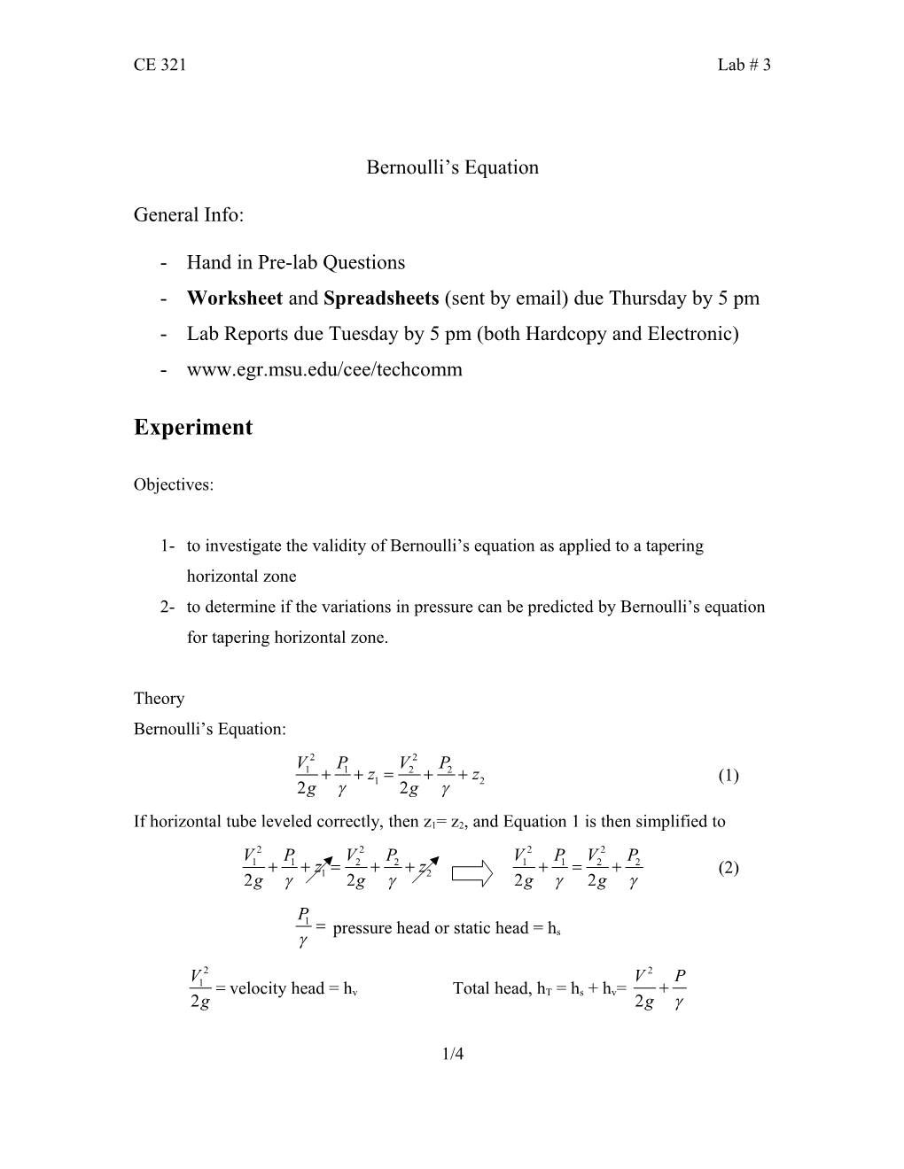 Flow Rate Measurement