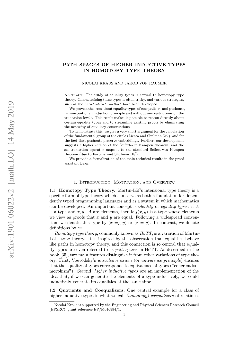 Path Spaces of Higher Inductive Types in Homotopy Type Theory