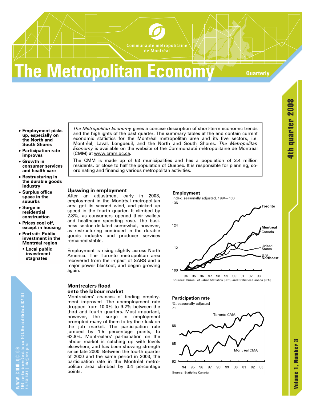 The Metropolitan Economy