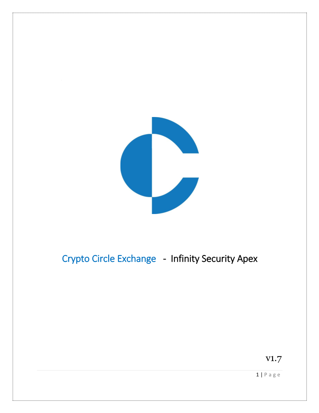 Crypto Circle Exchange - Infinity Security Apex