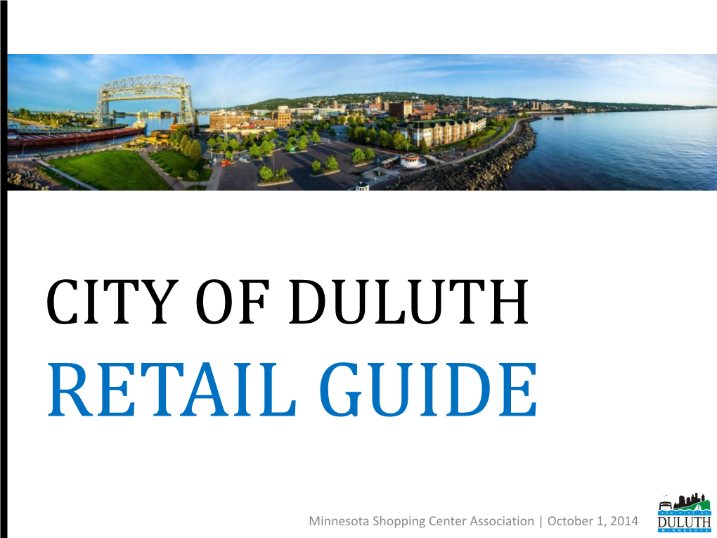 City of Duluth Retail Guide