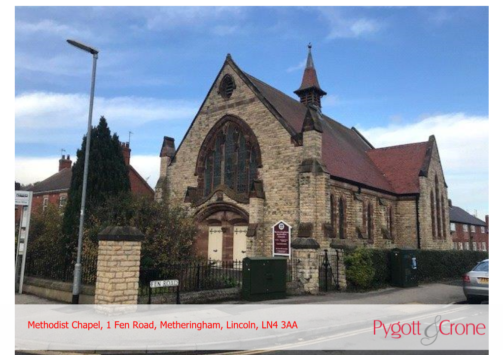 Methodist Chapel, 1 Fen Road, Metheringham, Lincoln, LN4 3AA