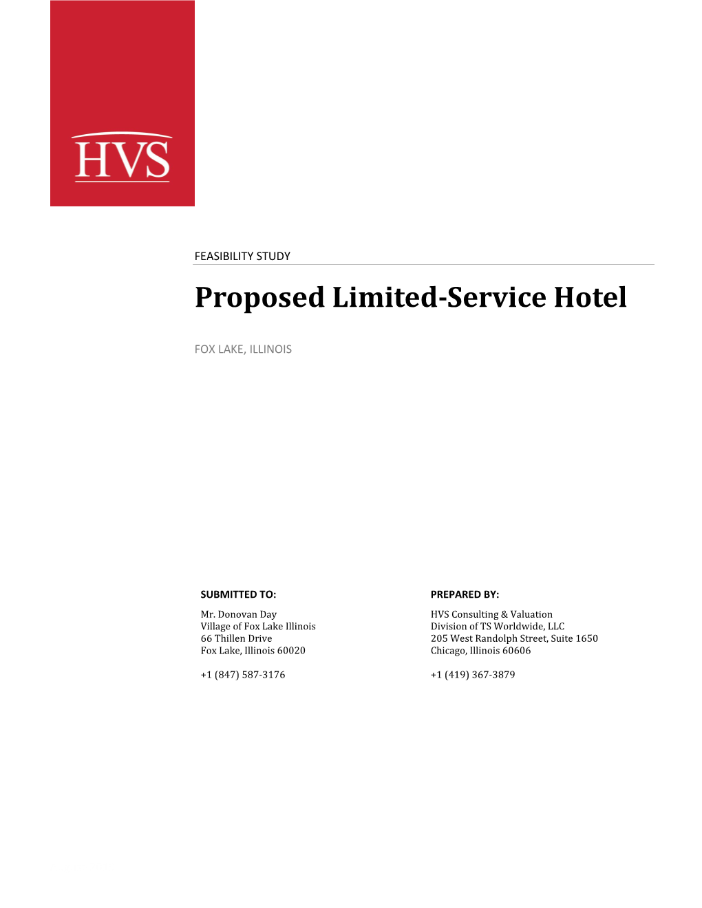 Hotel Feasibility Study