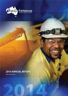 2014 Annual Report First Ore on Ship