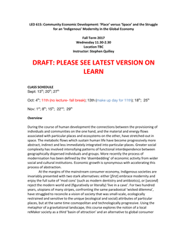 Draft: Please See Latest Version on Learn