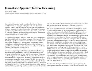 Journalistic Approach to New Jack Swing, 2002