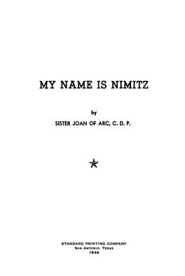 My Name Is Nimitz