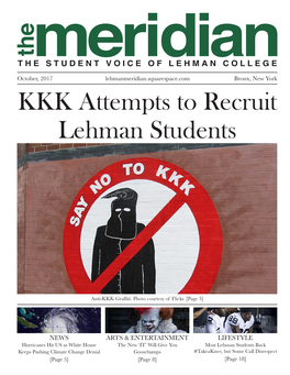 KKK Attempts to Recruit Lehman Students