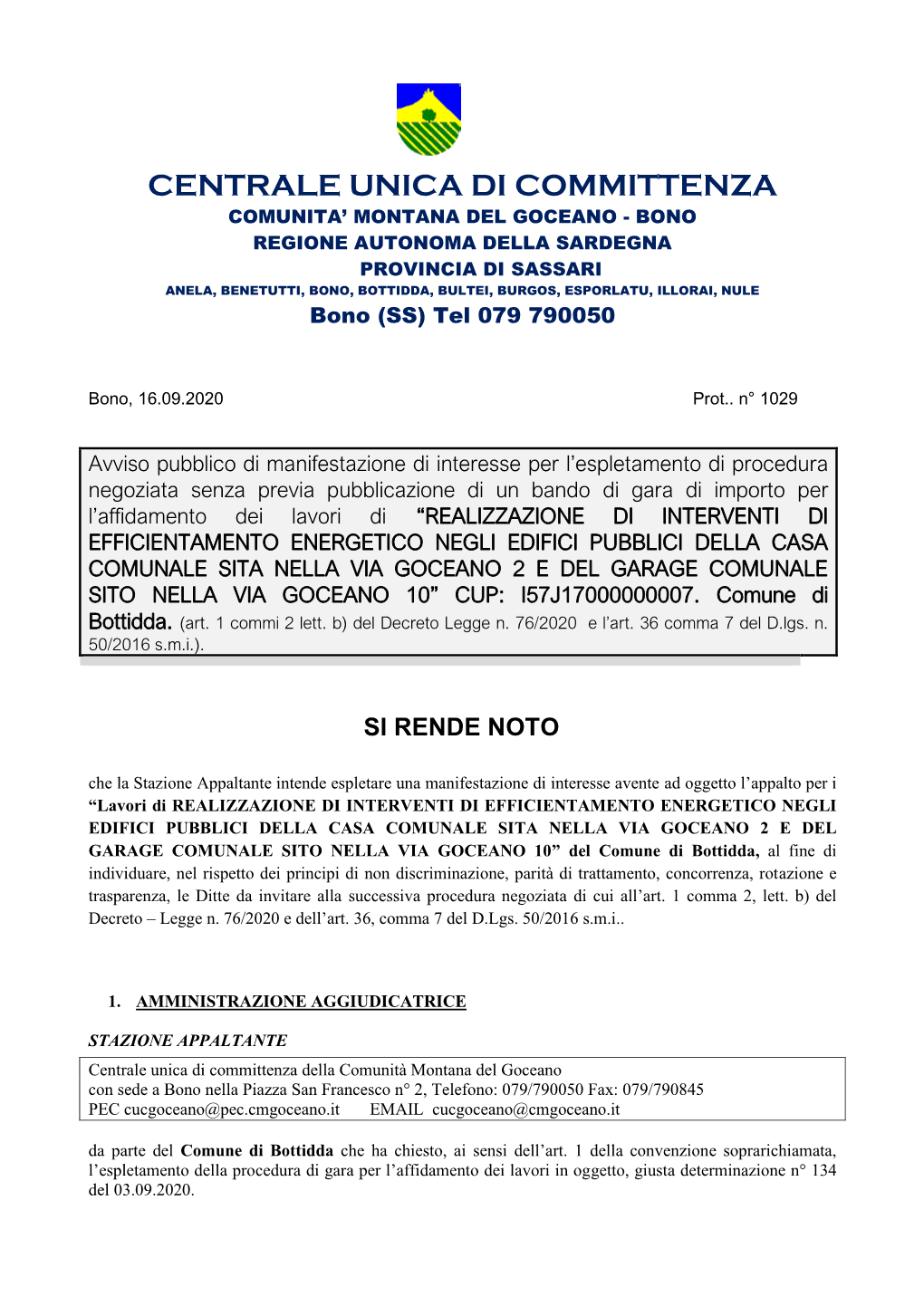 Centrale Unica Di Committenza