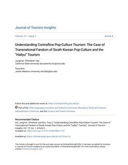 Understanding Contraflow Pop-Culture Tourism: the Case Of
