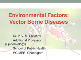 Environmental Factors: Vector Borne Diseases