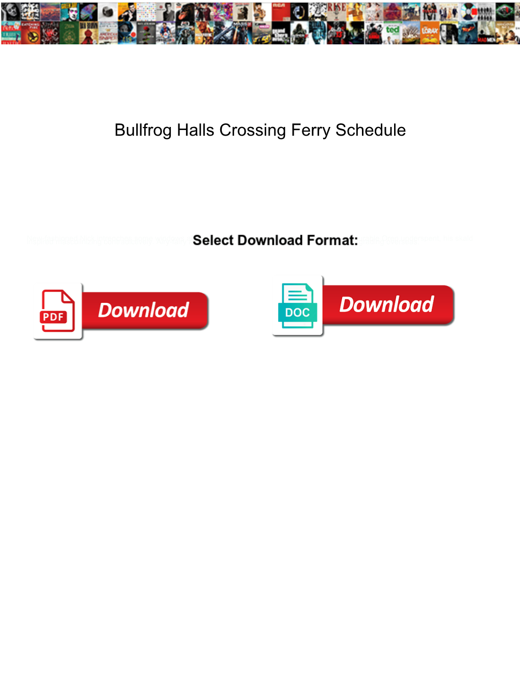 Bullfrog Halls Crossing Ferry Schedule