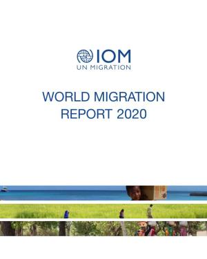 (IOM) (2019) World Migration Report 2020